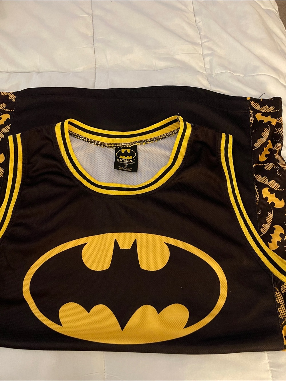 Batman Black and Yellow Logo Jersey